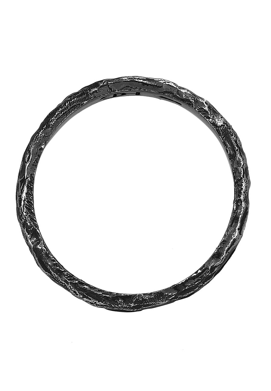 Haze & Glory Bandring - Slider Oxid Finish 925 Silber