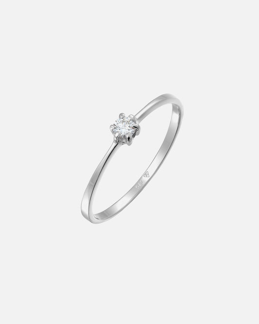 Elli DIAMONDS Verlobungsring Diamant 0.11 ct. 585 Weißgold