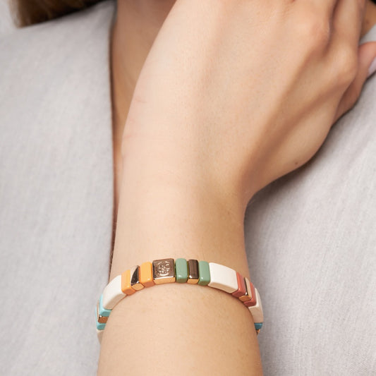 Armband 'Enamel Tiles L'