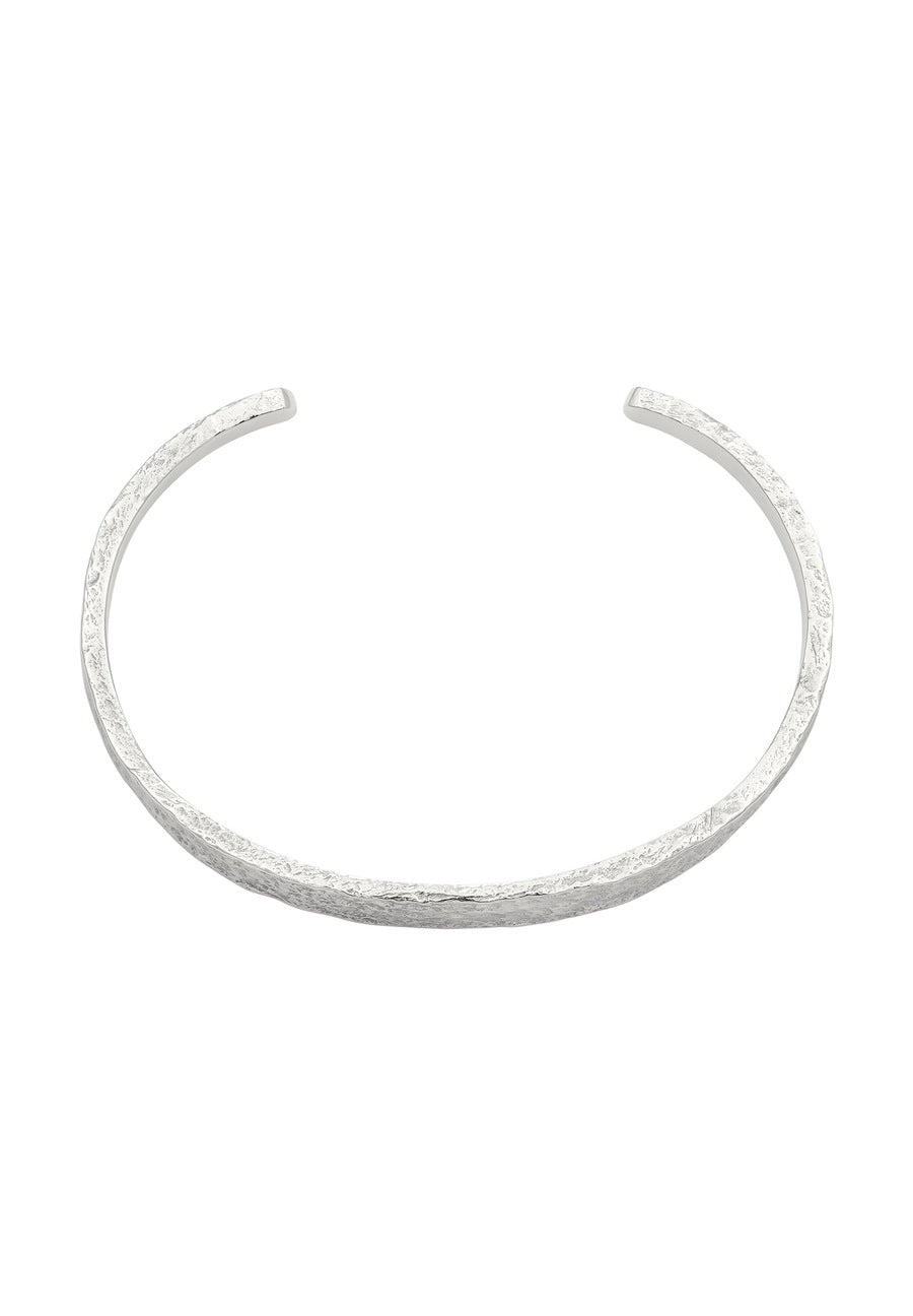 Armreif Handgefertigt Used Look 925 Silber