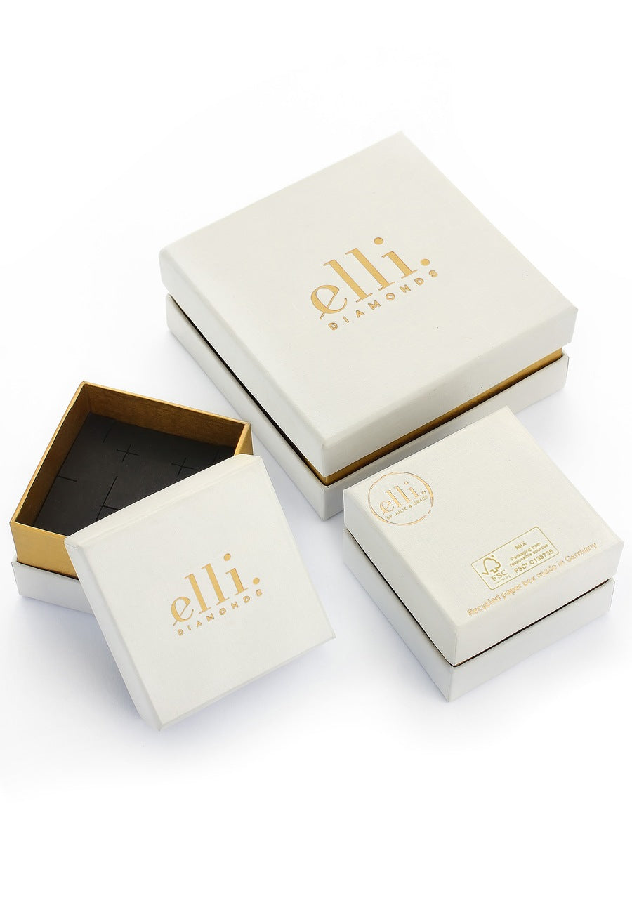 Elli DIAMONDS Verlobung Diamanten Weiß Brillantschliff (0.015 ct) 585 Weißgold
