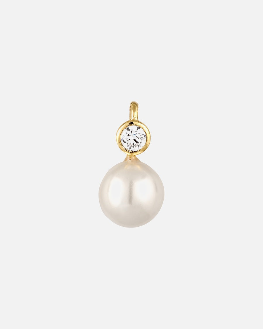 Nenalina Zirkonia Muschelkernperle Klassisch 925 Silber