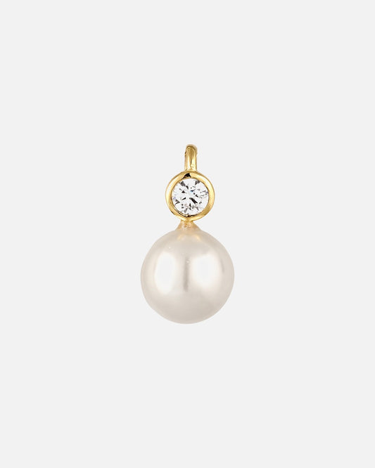 Nenalina Zirkonia Muschelkernperle Klassisch 925 Silber