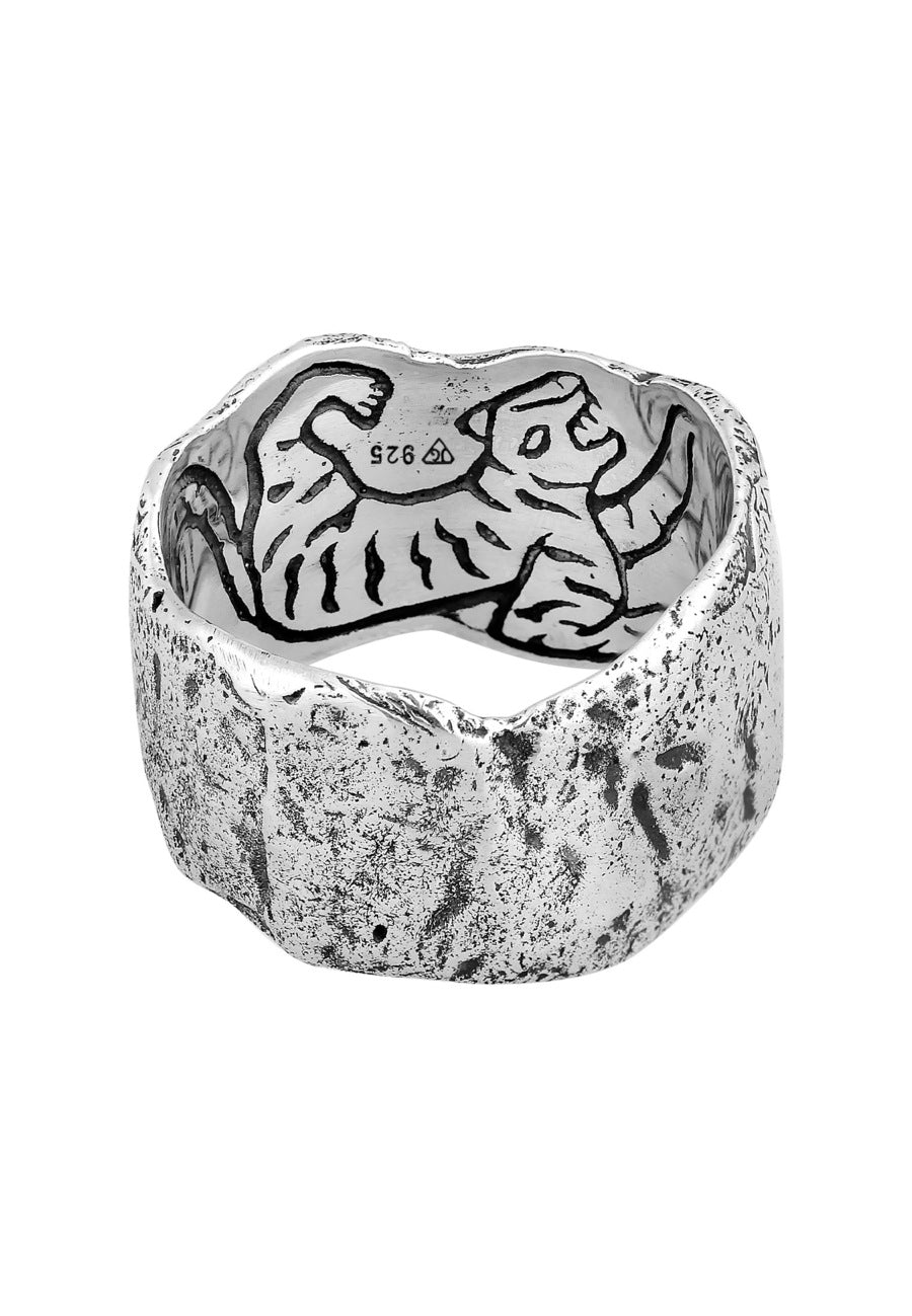 Haze & Glory Bandring - El Tigre Large 925 Silber