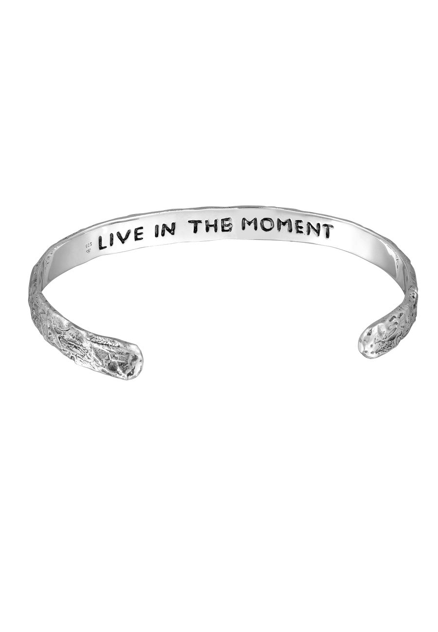Armreif - Live in the moment 925 Silber