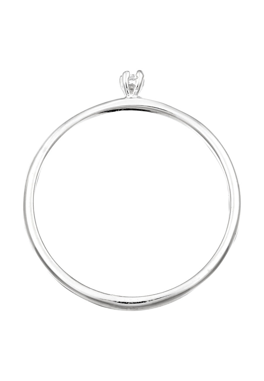 Elli DIAMONDS Verlobung Diamanten Weiß Brillantschliff (0.015 ct) 585 Weißgold