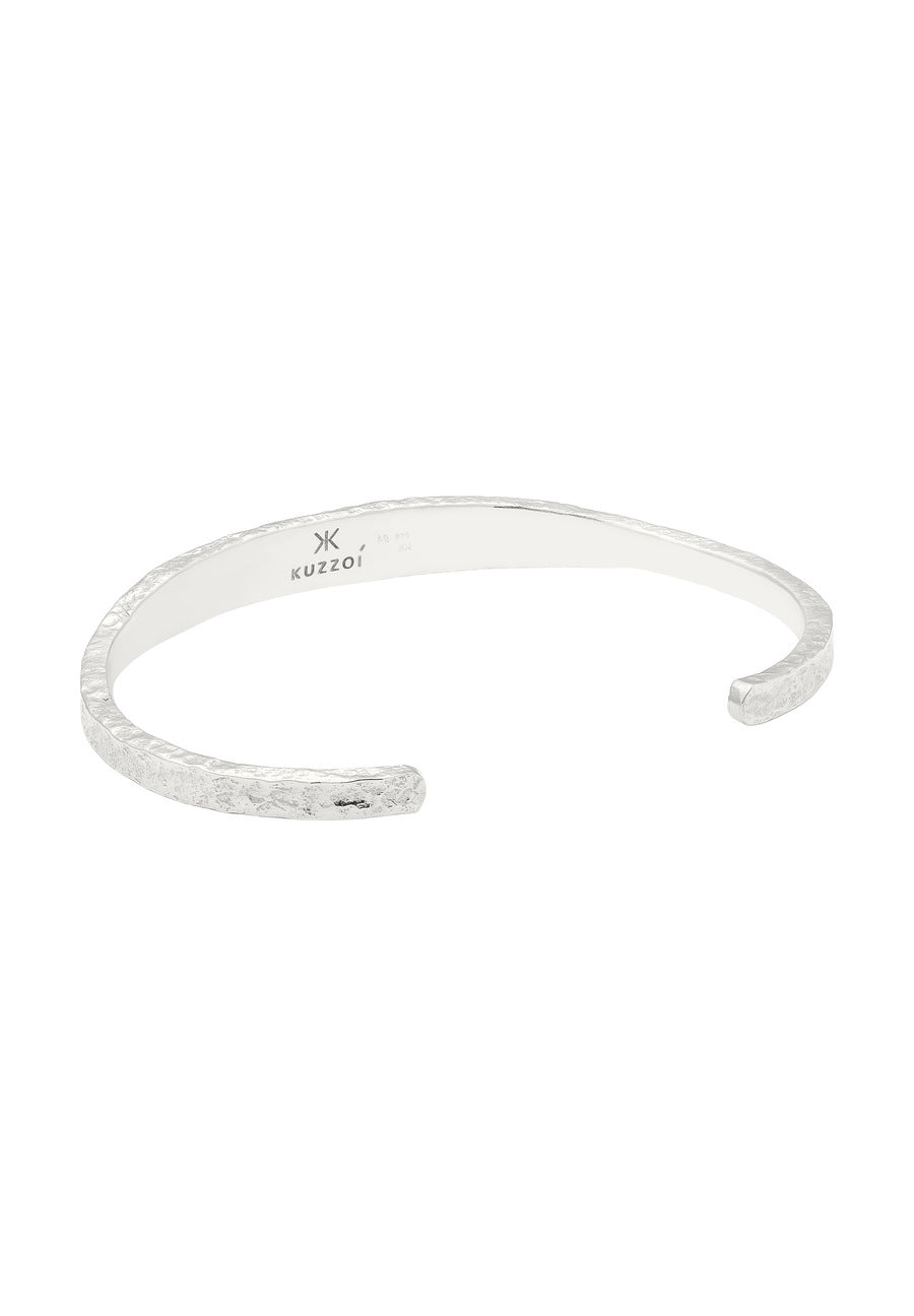 Armreif Handgefertigt Used Look 925 Silber