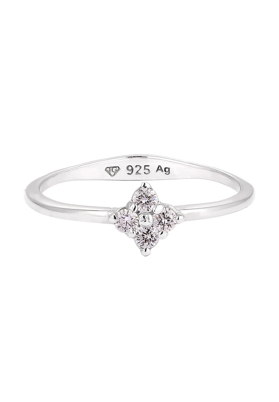 Elli DIAMONDS Lab Grown Diamond Weiß (0.14 ct) 925 Sterling Silber