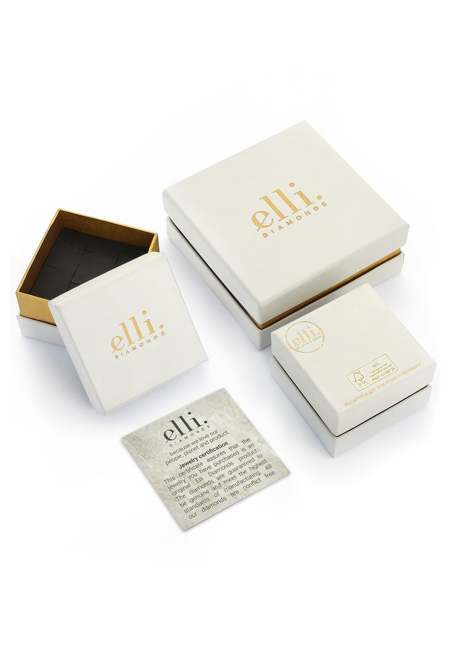 Elli DIAMONDS Verlobungsring Diamant 0.11 ct. 585 Weißgold