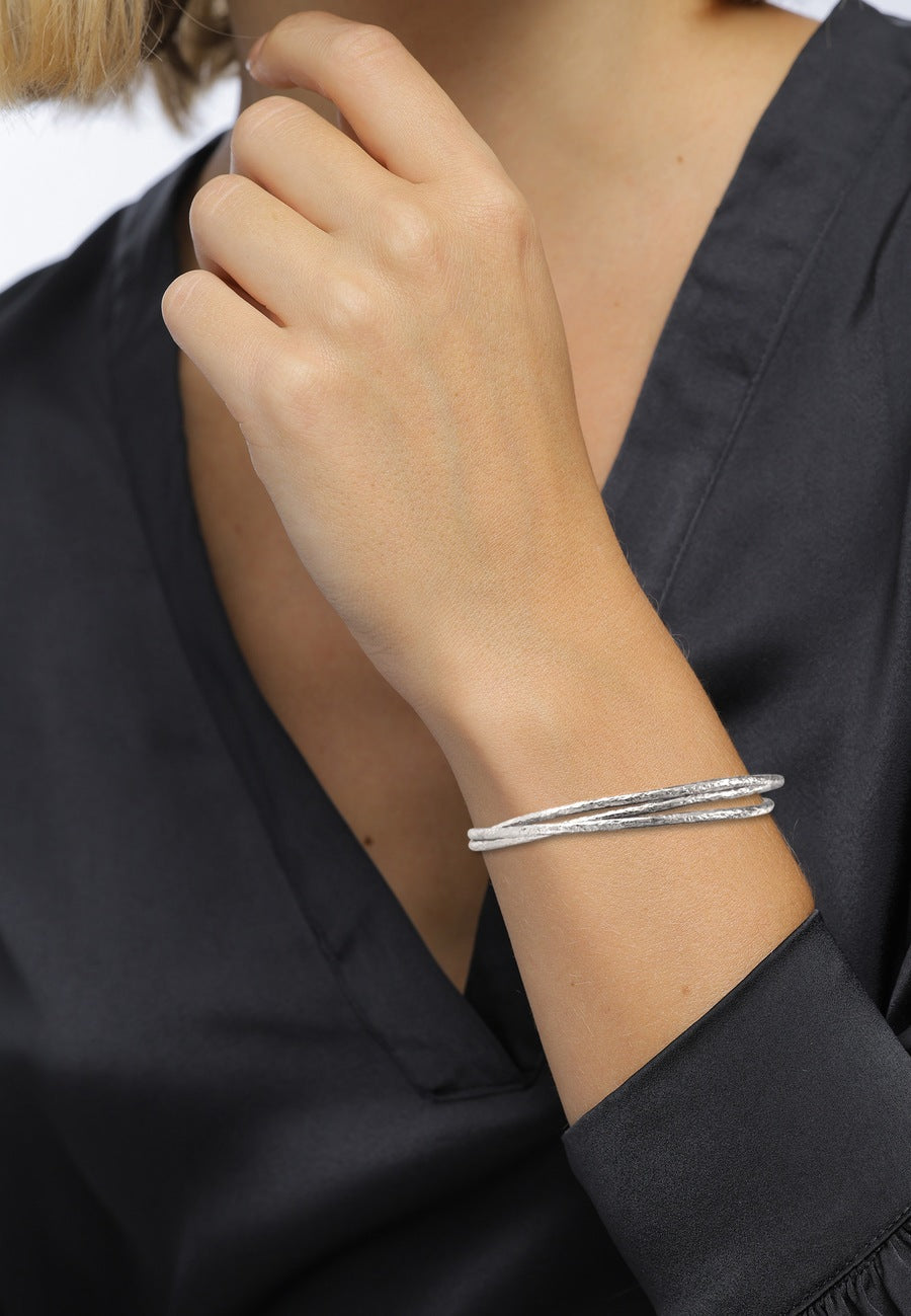 Armreif Dreifach 925 Sterling Silber