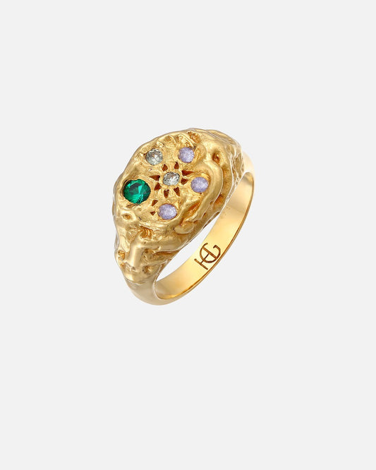 Haze & Glory Aquamarin Siegel - Clementine 375 Gelbgold