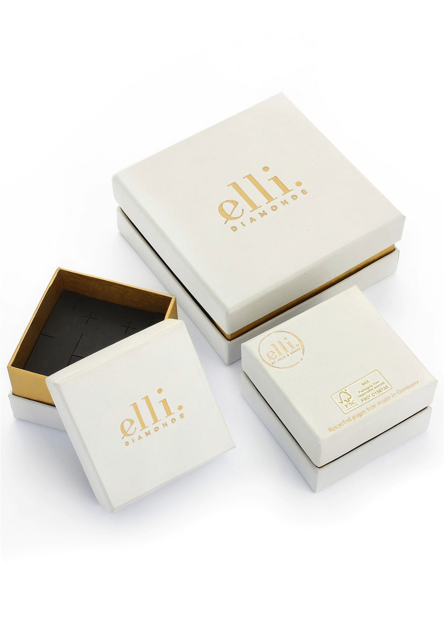 Elli DIAMONDS Lab Grown Diamond Weiß (0.14 ct) 925 Sterling Silber